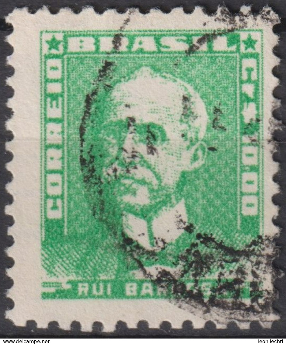 1960 Brasilien ° Mi:BR 870xII, Sn:BR 799, Yt:BR 677A, Rui Barbosa, Portraits - Famous People In Brazil History, - Gebraucht