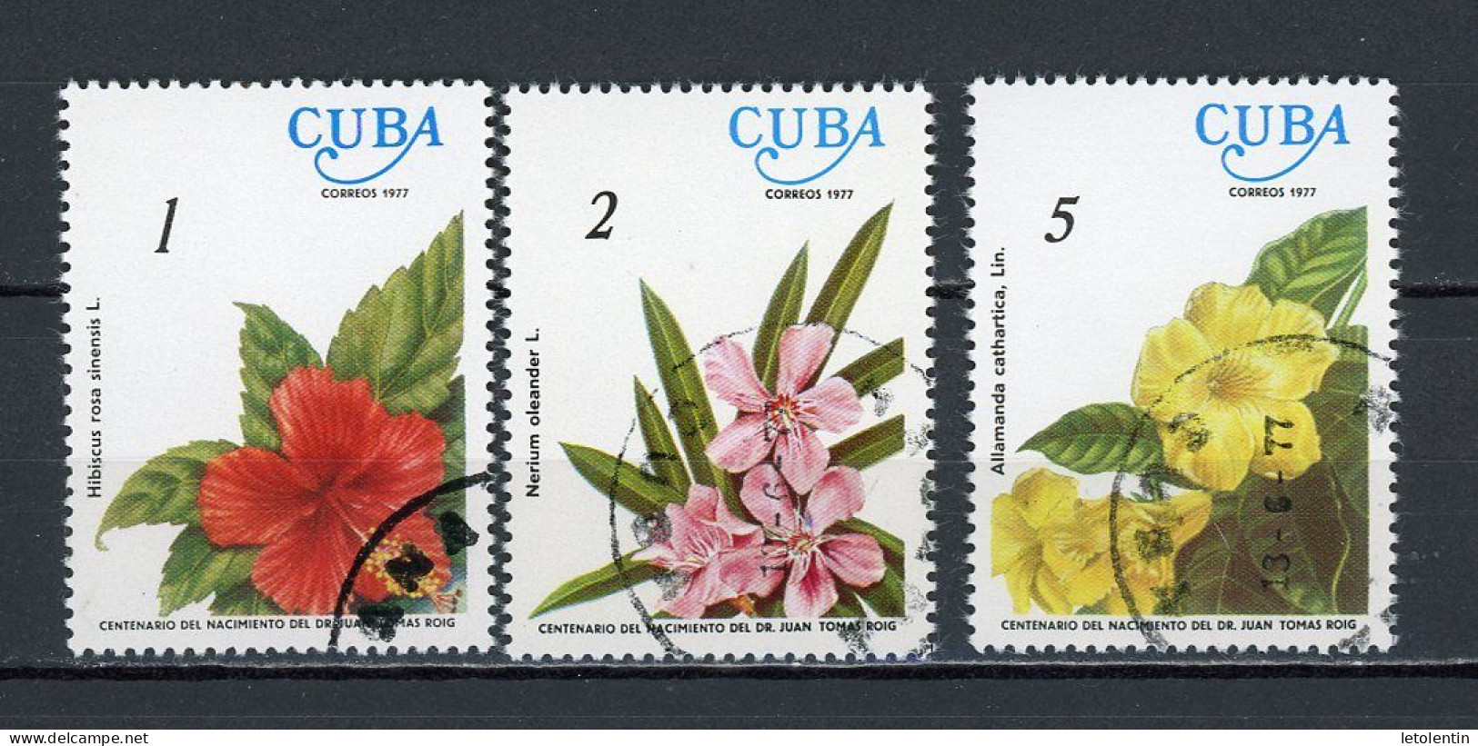 CUBA -  FLORE  N°Yt 2006+2007+2008 Obl. - Gebruikt