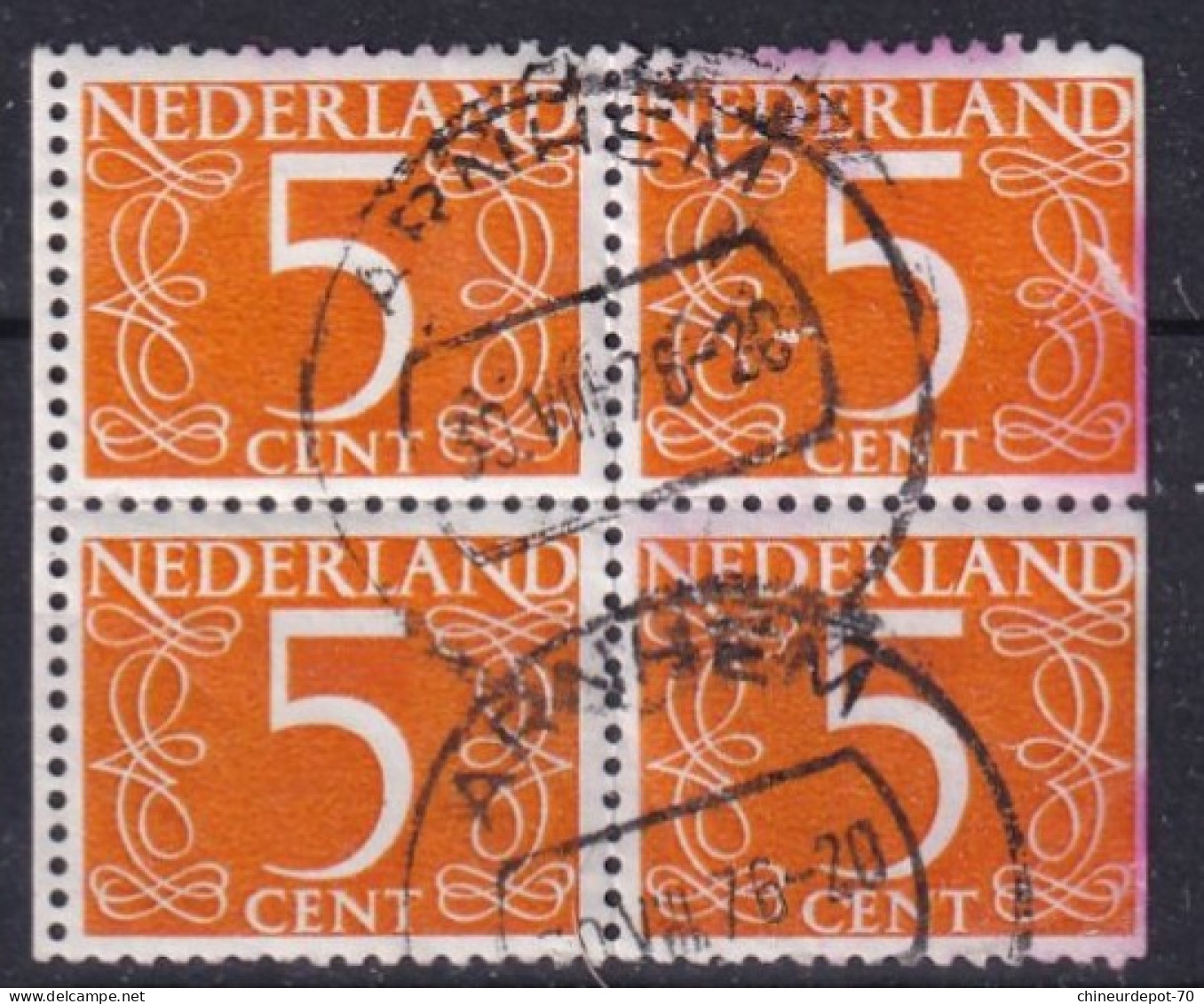 Nederland Pays-bas Arnhem 1976 En Bloc De 4 - Oblitérés