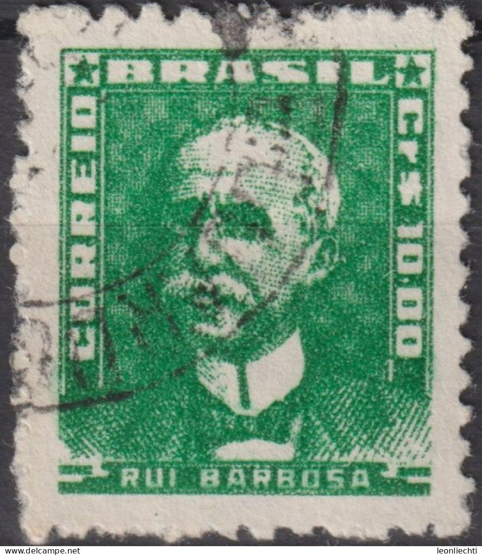 1960 Brasilien ° Mi:BR 870xII, Sn:BR 799, Yt:BR 677A, Rui Barbosa, Portraits - Famous People In Brazil History, - Gebruikt