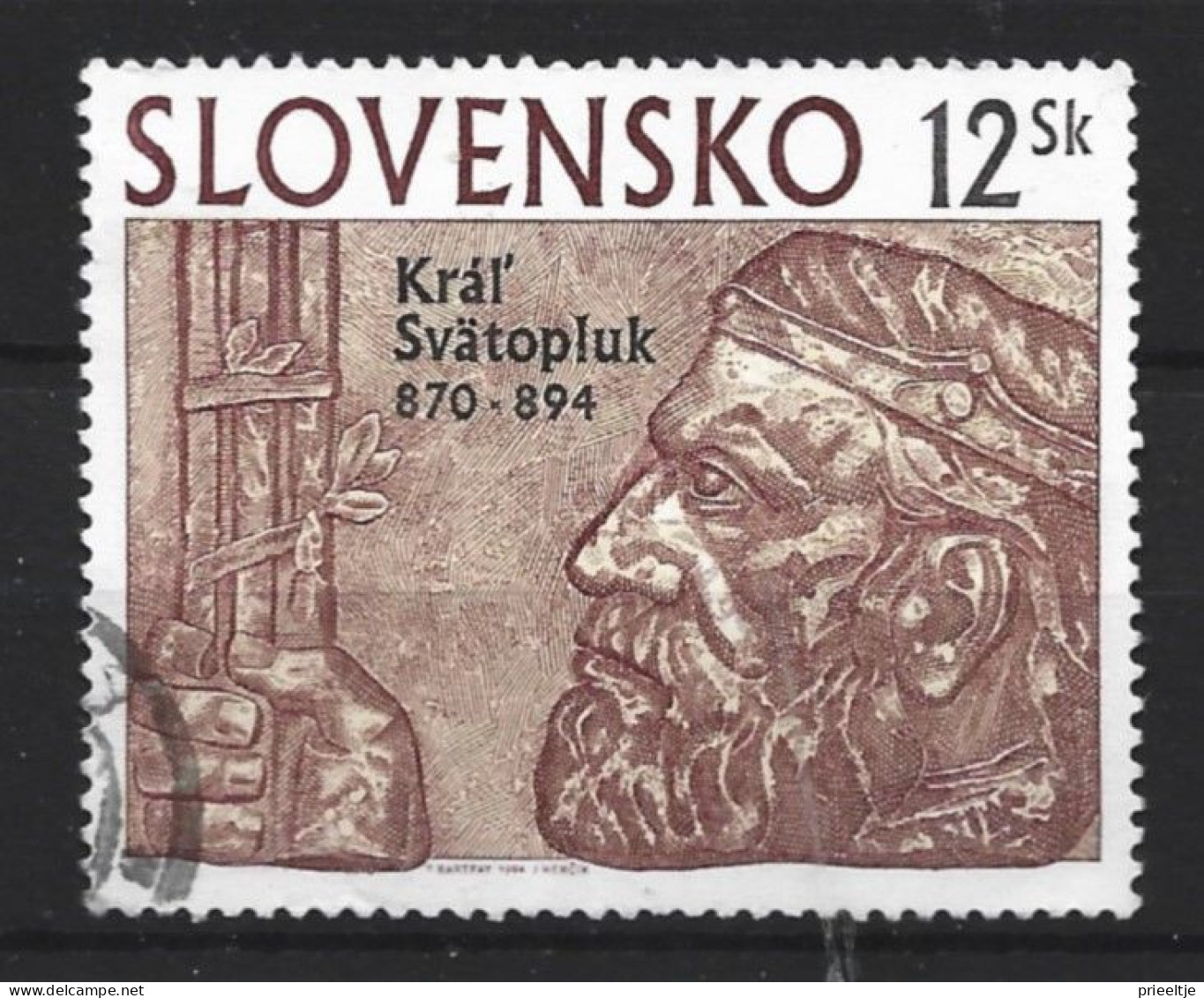 Slovensko 1994 King K. Svatopluk Y.T. 164 (0) - Oblitérés