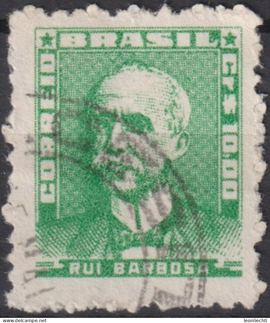 1960 Brasilien ° Mi:BR 870xII, Sn:BR 799, Yt:BR 677A, Rui Barbosa, Portraits - Famous People In Brazil History, - Usati