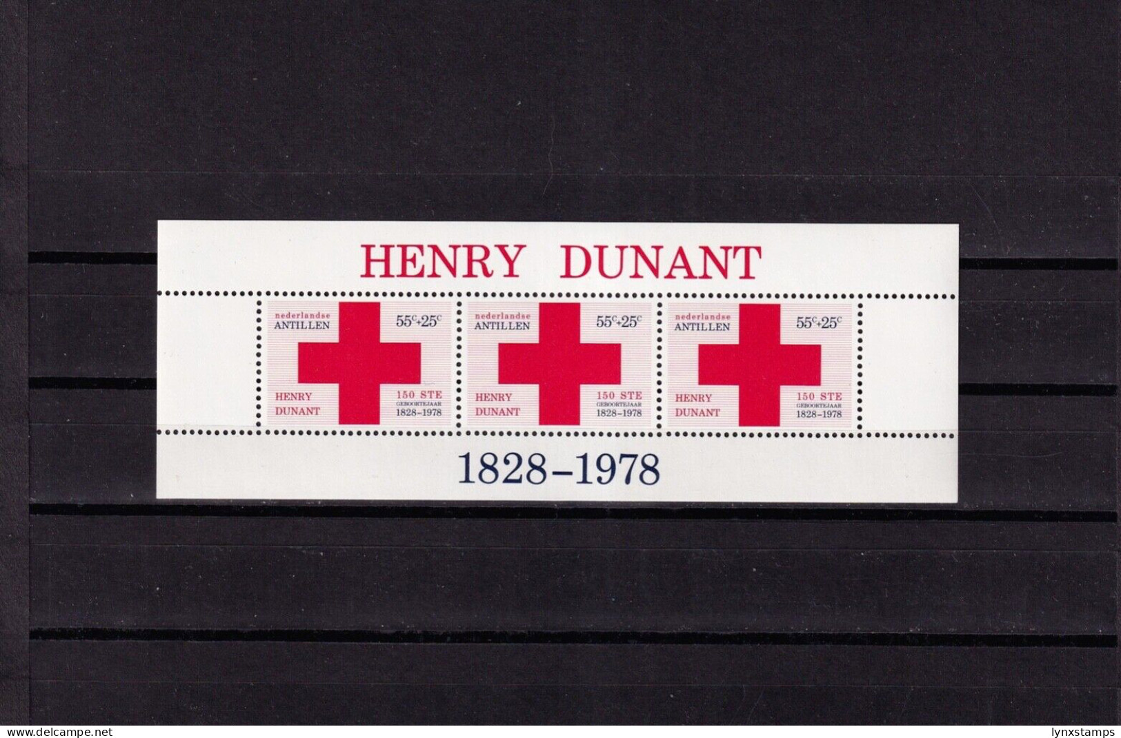 G018 Netherlands Antilles 1978 Red Cross - The 150th Anniversary Of Henry Dunant - Antilles