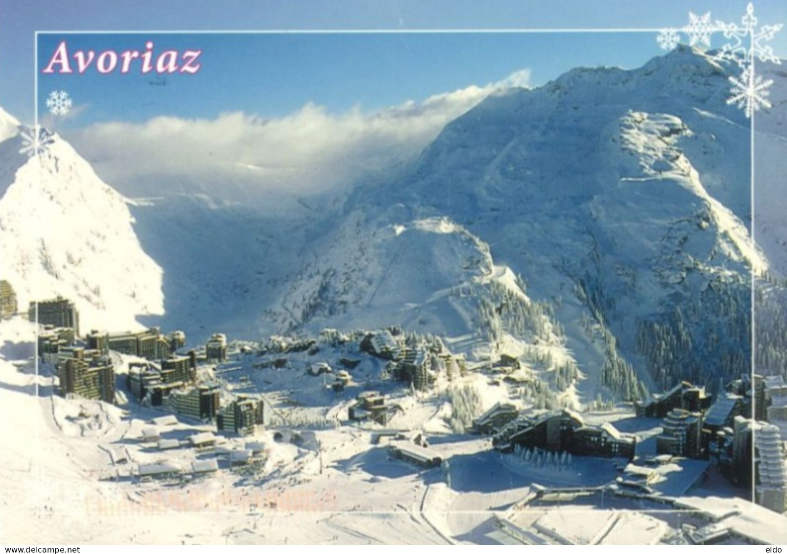 FRANCE  - 2010, AVORIAZ, HAUTE - SAVOIE  POSTCARD WITH STAMP SENT TO DUBAI. - Usati