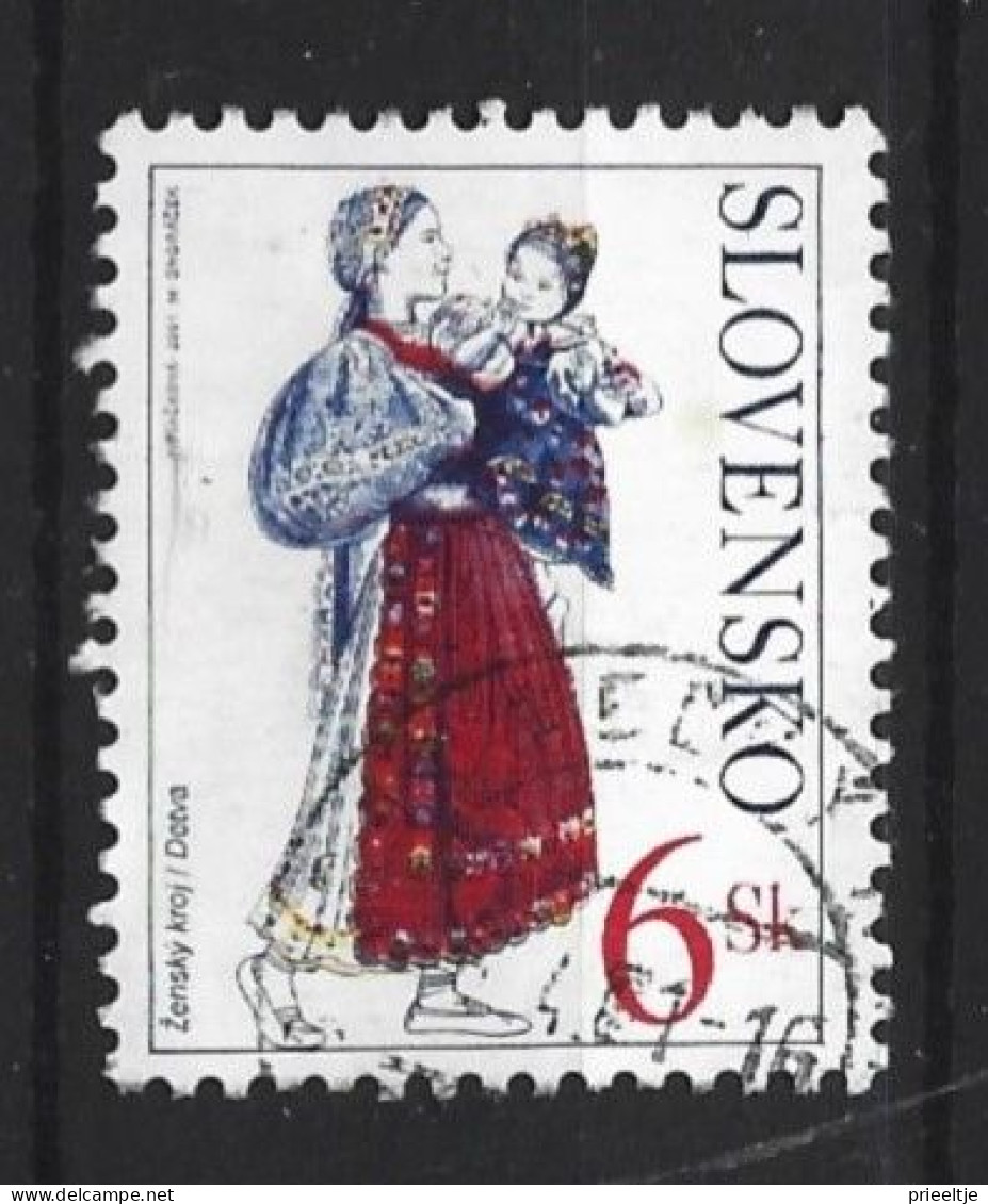 Slovensko 2001  Traditional Costumes   Y.T. 342 (0) - Used Stamps