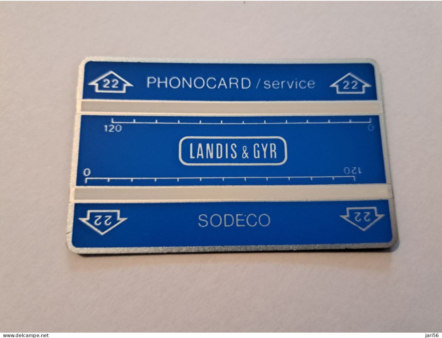 NETHERLANDS  /   8O5S/ NO NOTCH !!Rare - SERVICE CARD /  LANDYS & GYR/ ARROW NO 22 / SERIE ; 805S /    MINT   ** 16301** - [4] Test & Services