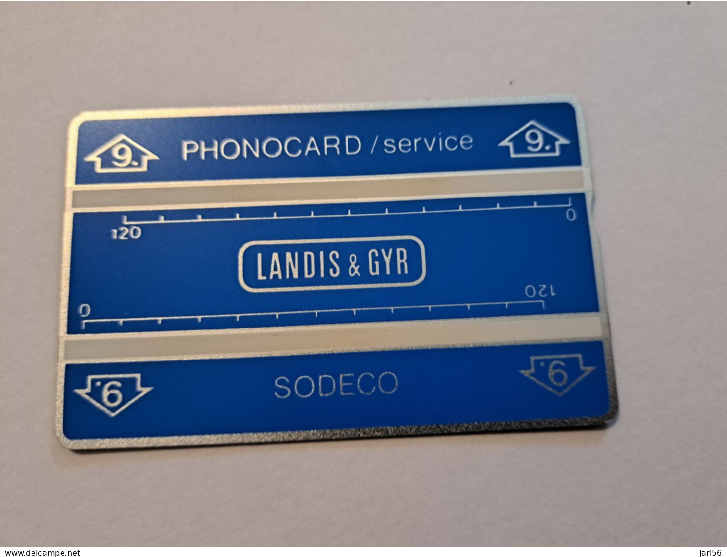 NETHERLANDS  /   (Mint,New) Rare - SERVICE CARD /SMALL NOTCH/   LANDYS & GYR/ NO 9 / SERIE ; 002D /    MINT   ** 16302** - Privé