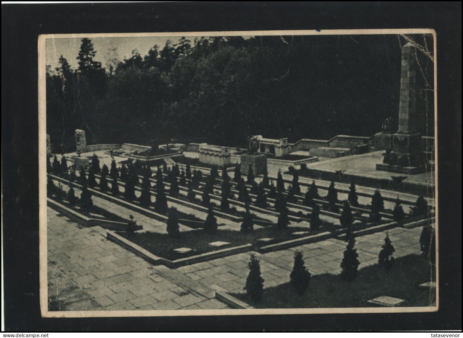 Post Card Lithuania VNO Pc 162 VILNIUS Cementery Of Soviet Soldiers - Lituanie