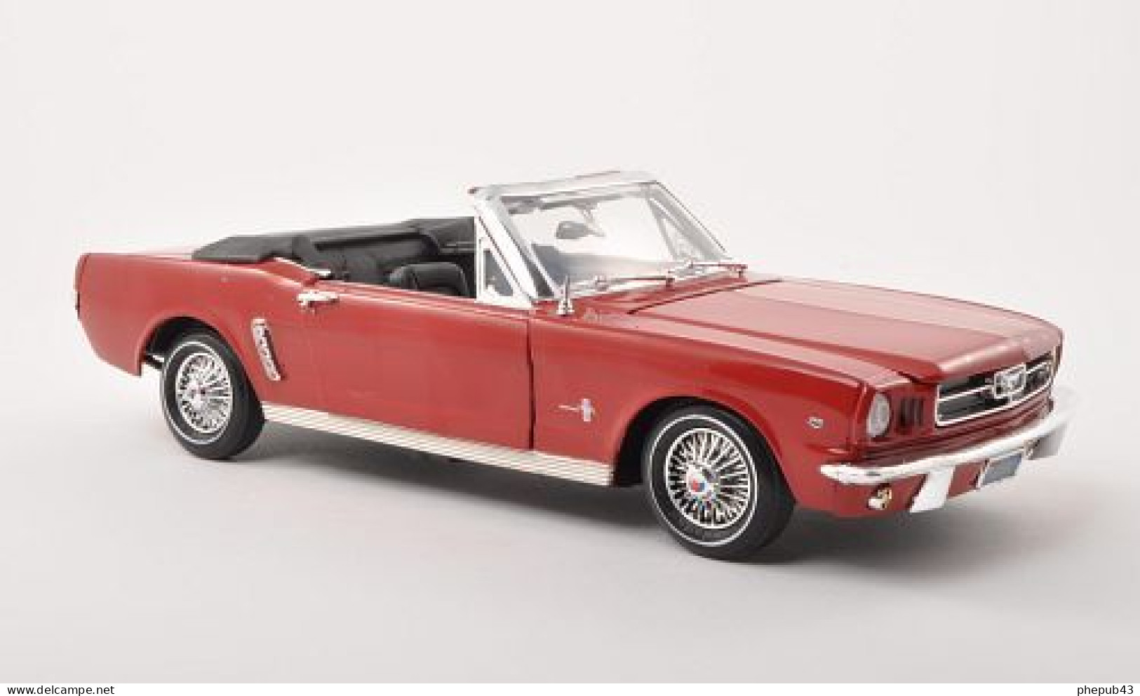 Ford Mustang Convertible - 1964 - Red - Motormax (1:18) - Other & Unclassified