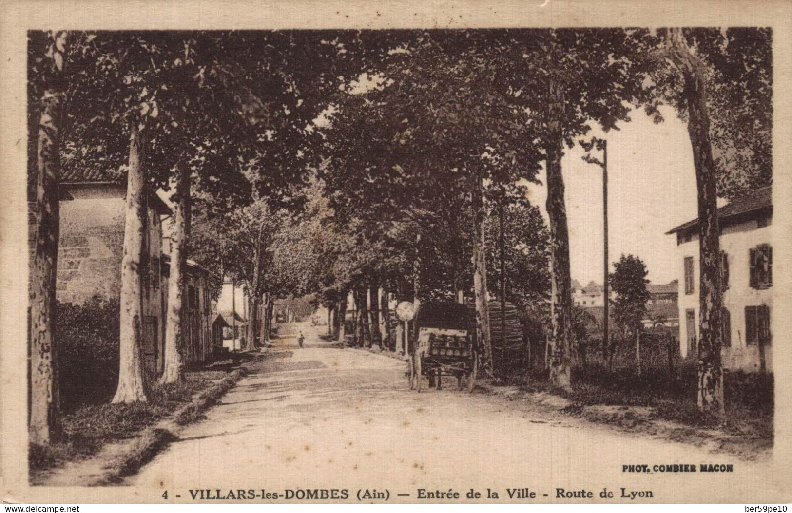 01 VILLARS-LES-DOMBES ENTREE DE LA VILLE ROUTE DE LYON - Villars-les-Dombes