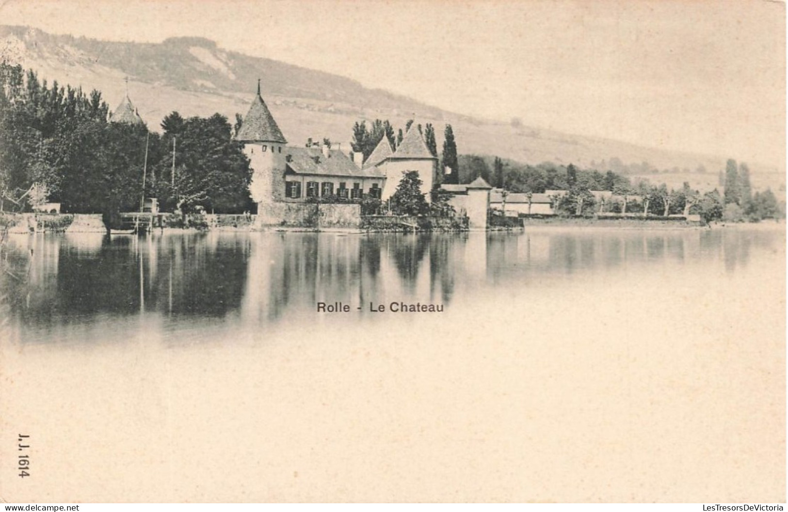 SUISSE - Rolle - Le Château - Vue Générale Et Au Loin Du Château - Carte Postale Ancienne - Rolle