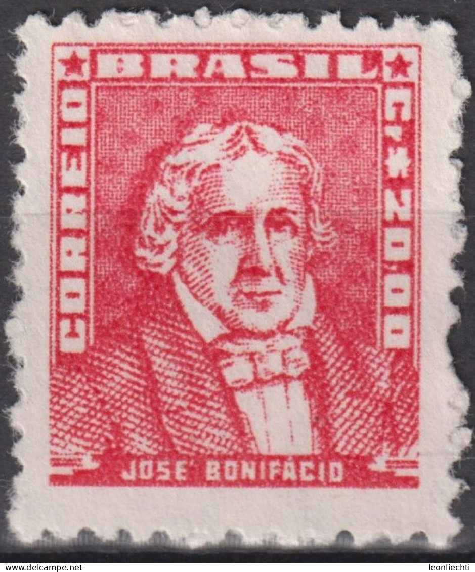 1959 Brasilien * Mi:BR 871xII, Sn:BR 800, Yt:BR 678,José Bonifácio Andrada E Silva, Portraits - Famous People In Brazil - Nuovi