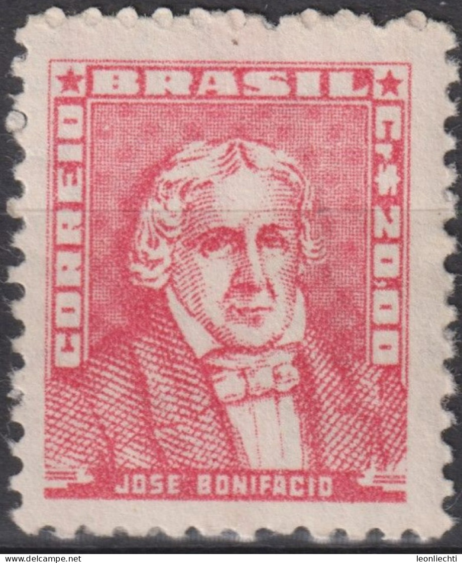 1959 Brasilien * Mi:BR 871xII, Sn:BR 800, Yt:BR 678,José Bonifácio Andrada E Silva, Portraits - Famous People In Brazil - Ungebraucht