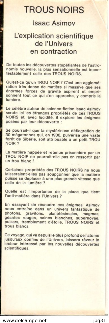 Isaac Asimov - Trous noirs - 1979