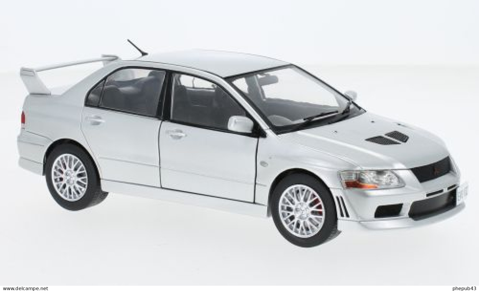 Mitsubishi Lancer Evolution VII - 2001 - Silver - WhiteBox (1:24) - Autres & Non Classés