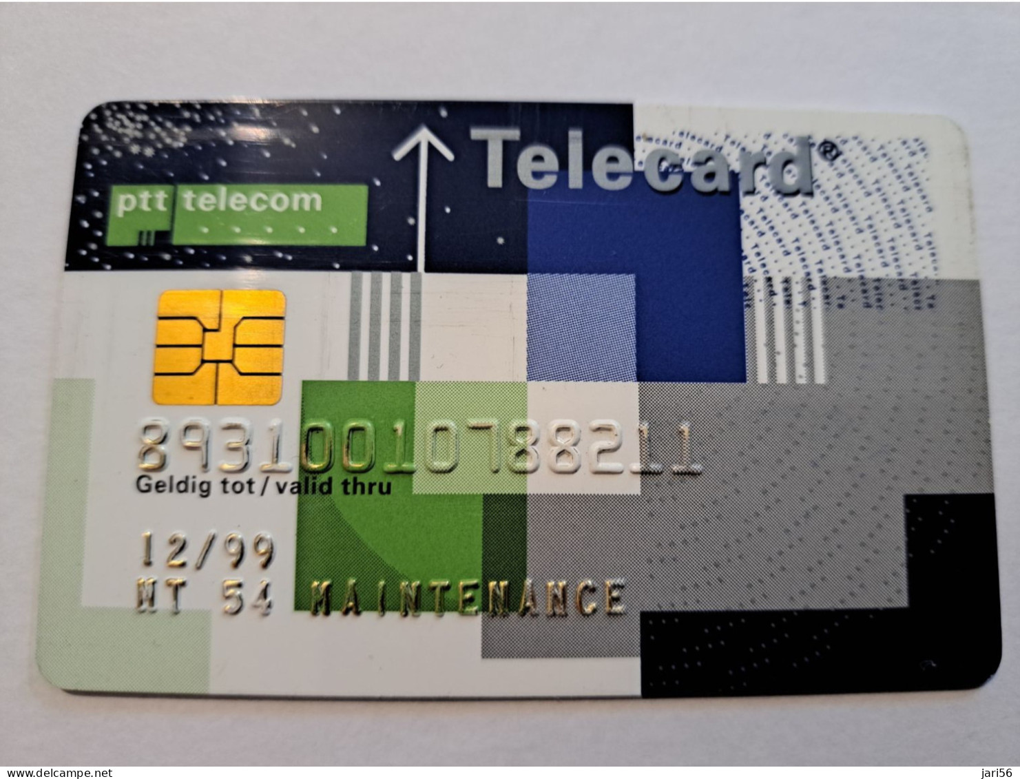 NETHERLANDS  /CHIPCARD/ MAINTENANCE  PTT TELECOM/TELECARD/ VERY RARE !!  / DATE 12/99   ** 16305** - Test & Servizio