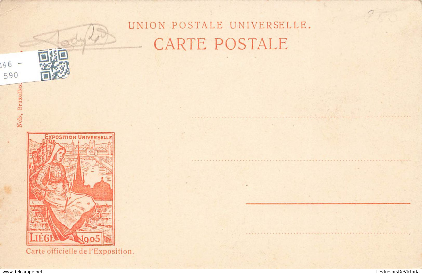BELGIQUE - Exposition Universelle De Liège 1905 - Vue Sur La Promenade Du Quai Mativa - Animé  - Carte Postale Ancienne - Liege