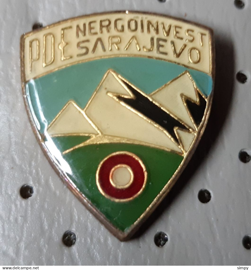 PD Energoinvest Sarajevo Mountaine  Association Alpinism, Mountaineering  Bosnia Vintage Pin - Alpinism, Mountaineering