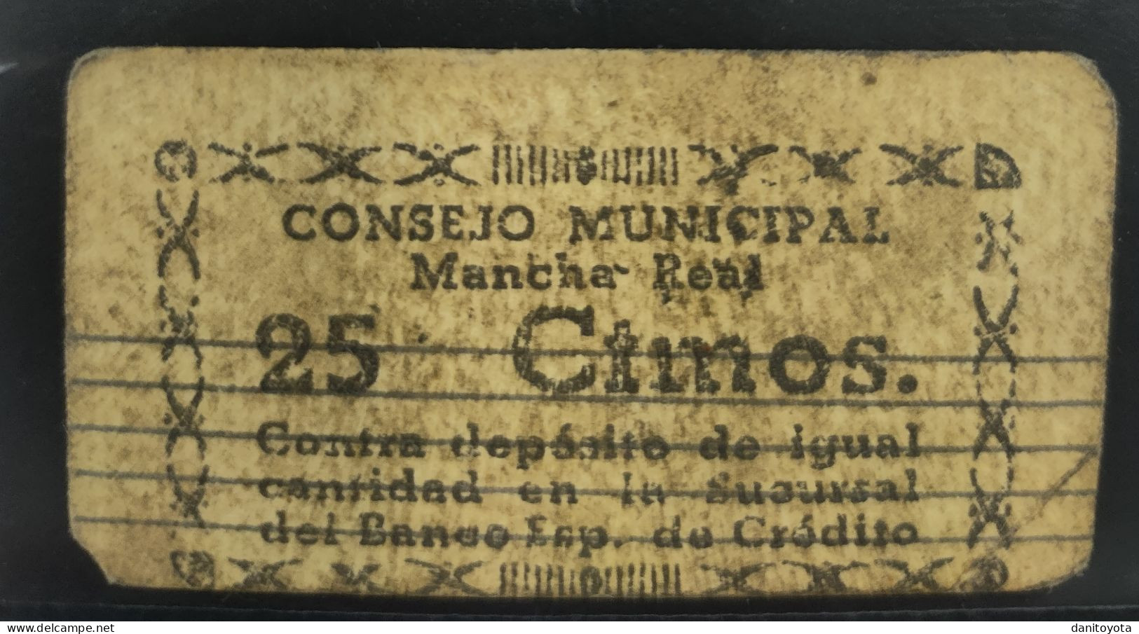 MANCHA REAL ( JAEN). 25 CTS CONSEJO MUNICIPAL. - Autres & Non Classés