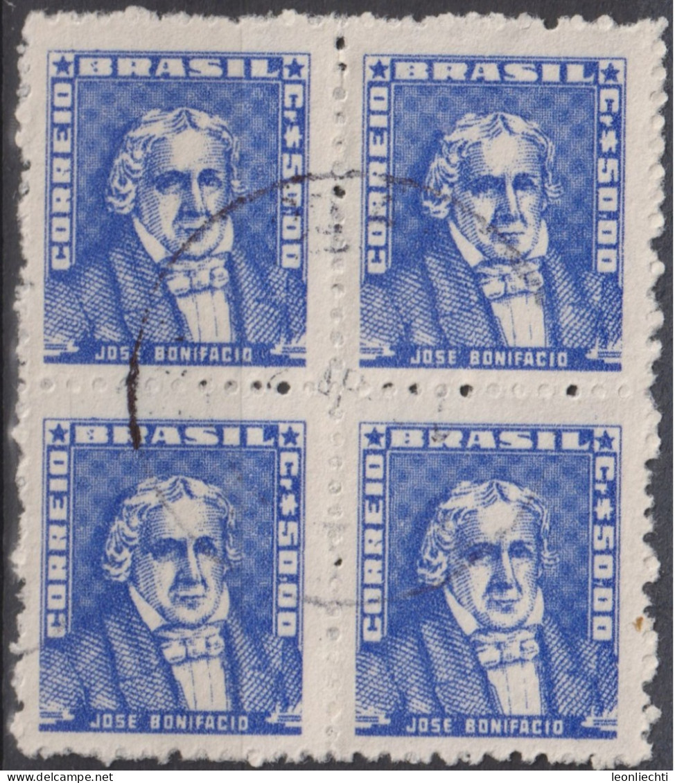 1959 Brasilien ° Mi:BR 872xII, Sn:BR 801, Yt:BR 679,José Bonifácio Andrada E Silva, Portraits - Famous People In Brazil - Used Stamps