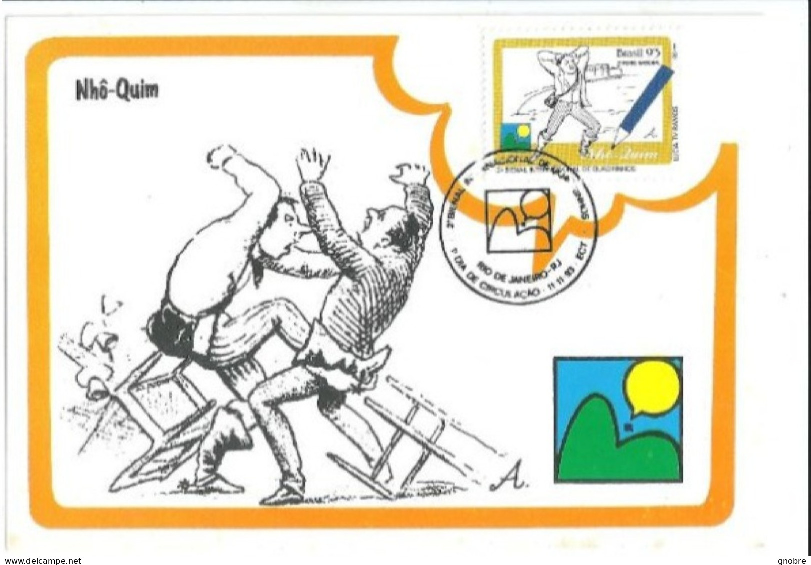 Brazil 1993 OFFICIAL MAXIMUM CARD MAX-177 - Tarjetas – Máxima