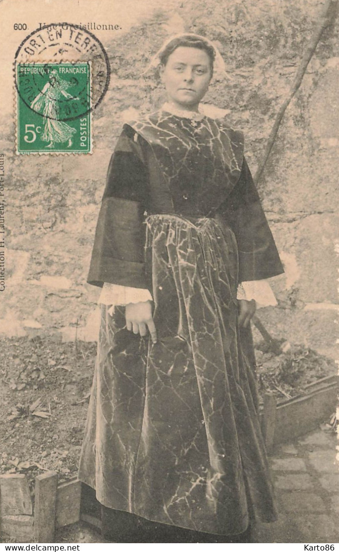 Ile De Groix * Une Groisillonne * Coiffe Costume * GROIX * 1909 - Groix