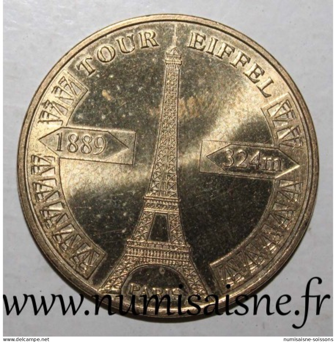 75 - PARIS - TOUR EIFFEL - 1889 - 324 M - REVERS 1 - MDP - 2008 - 2008
