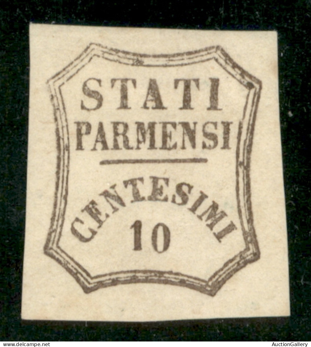 Antichi Stati Italiani - Parma - Governo Provvisorio - 1859 - Governo Provvisorio - 10 Cent (14a) - Ottimi Margini - Gom - Otros & Sin Clasificación