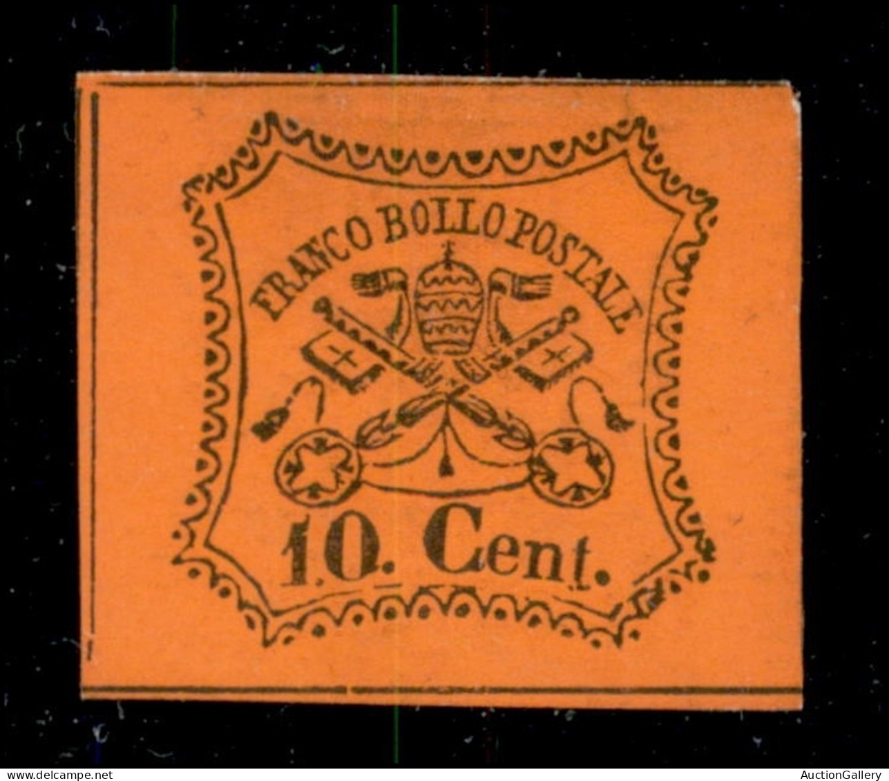Antichi Stati Italiani - Stato Pontificio - 1867 - 10 Cent (17) - Nuovo Senza Gomma - Other & Unclassified