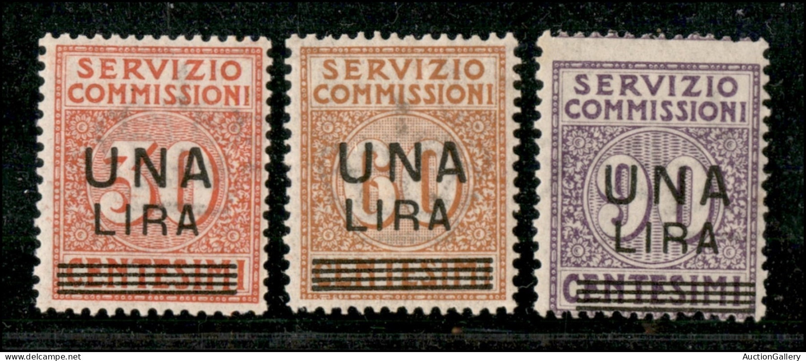 Regno - Servizi - 1925 - Soprastampati (4/6) - Serie Completa - Gomma Integra - Otros & Sin Clasificación