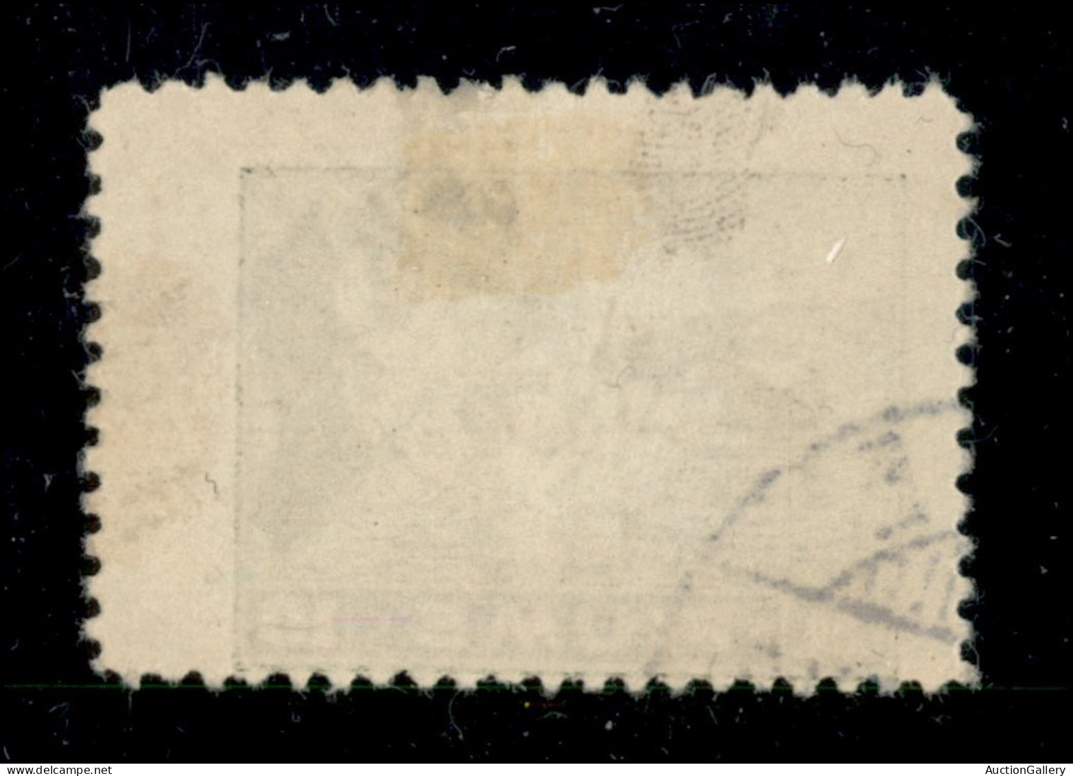 Occupazioni I Guerra Mondiale - Fiume - 1919 - Carta C - 10 Corone (C48Kc) Usato - Dentellatura Destra Spostata - Other & Unclassified