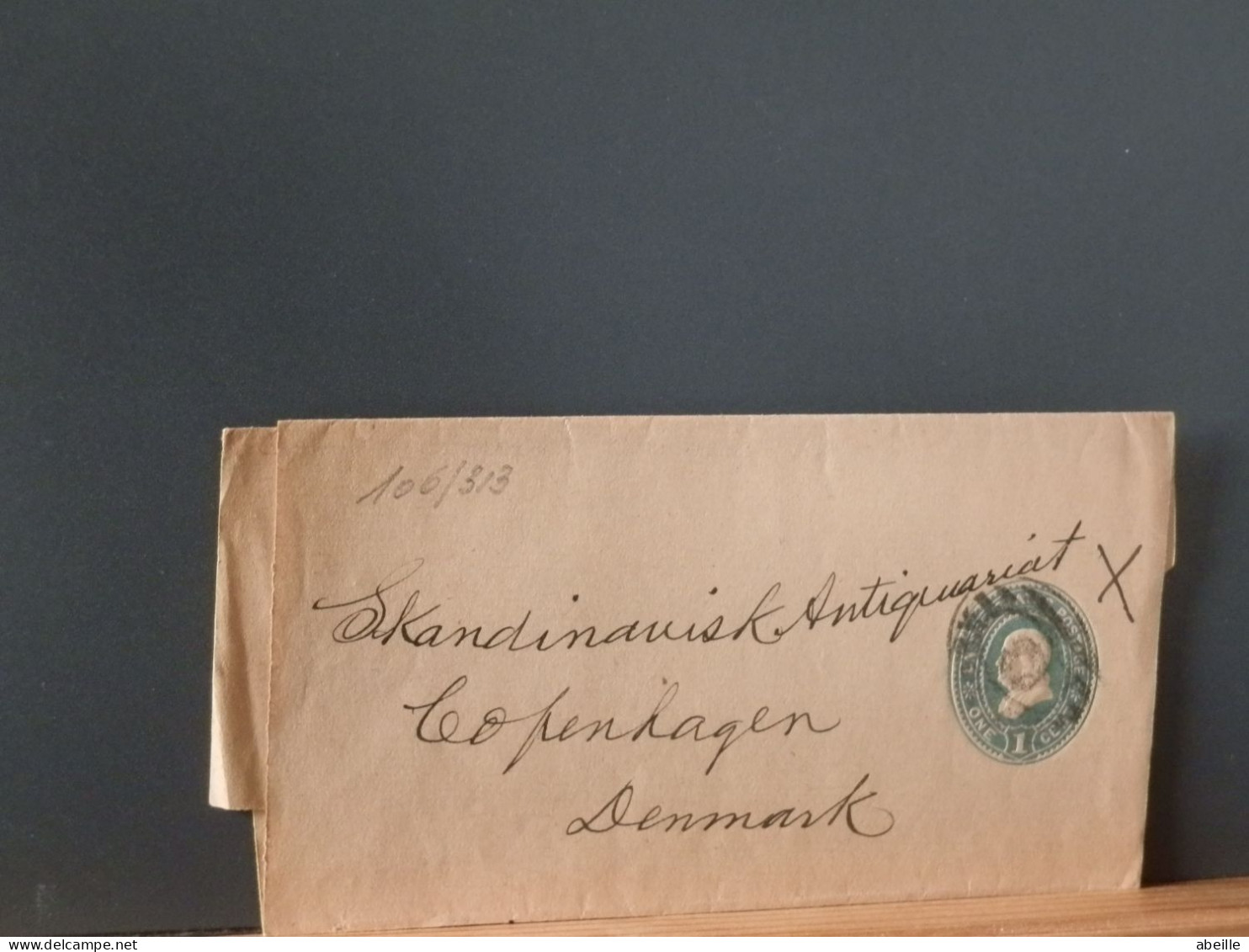 106/313  WRAPPER  USA TO DANMARK 1897 - Other & Unclassified