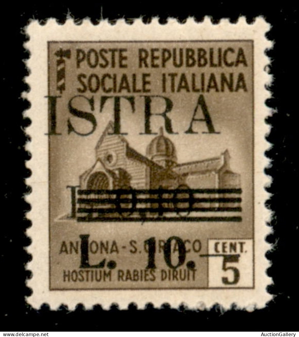 Occupazioni II Guerra Mondiale - Occupazione Jugoslava - Istria - 1945 - 10 Lire (39bbc) - Istra A Sinistra - Nuovo Con  - Andere & Zonder Classificatie