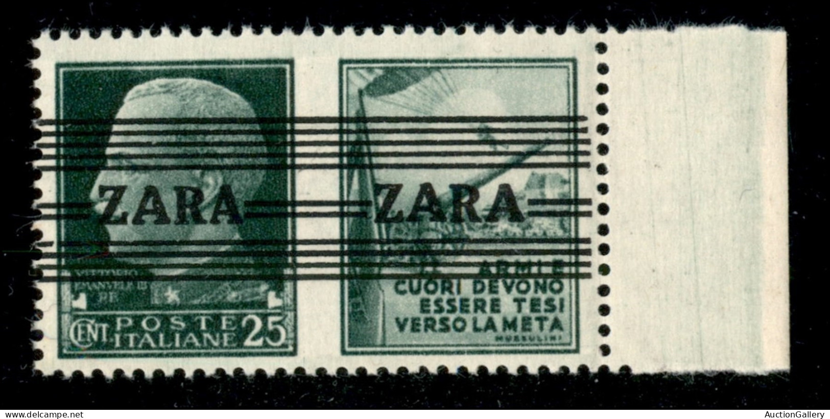 Occupazioni Straniere Di Territori Italiani - Occupazione Tedesca - Zara - 1943 - 25 Cent Esercito (28 III+II) - Seconda - Andere & Zonder Classificatie