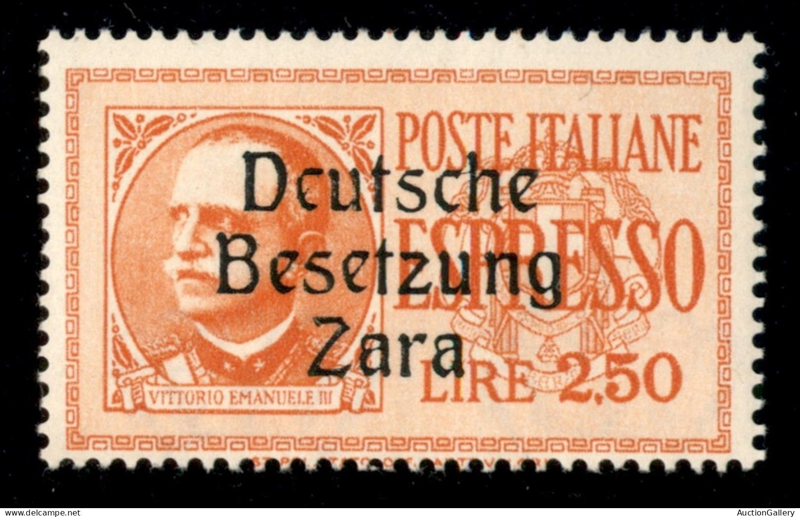 Occupazioni Straniere Di Territori Italiani - Occupazione Tedesca - Zara - 1943 - 2,50 Lire Espresso (2h) - Prima E Rott - Autres & Non Classés