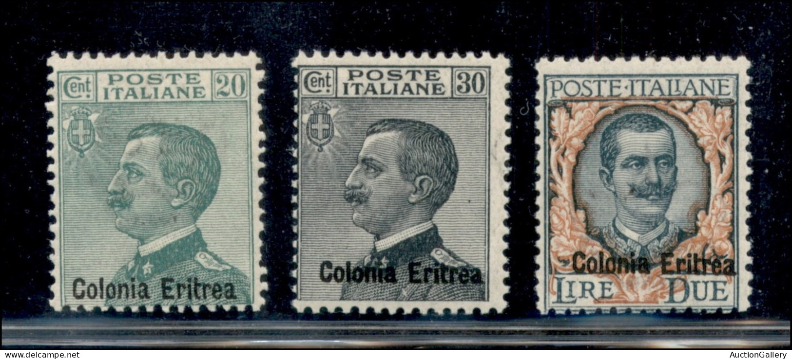 Colonie - Eritrea - 1925 - Soprastampati (93/95) - Serie Completa - Gomma Integra - Other & Unclassified