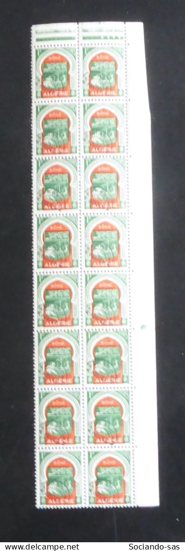 ALGERIE - 1958 - Préo N°YT. 17 - Blason De Bône - Bloc De 16 Bord De Feuille - Neuf Luxe ** / MNH - Other & Unclassified