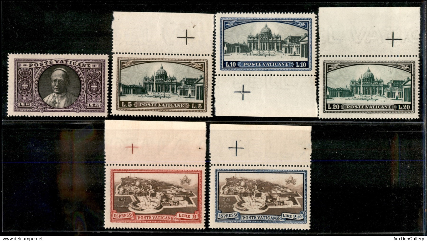 Vaticano - Posta Ordinaria - 1933 - Giardini E Medaglioni (19/34+3/4 Espressi) - Emissione Completa - Molti Bordo Di Fog - Andere & Zonder Classificatie