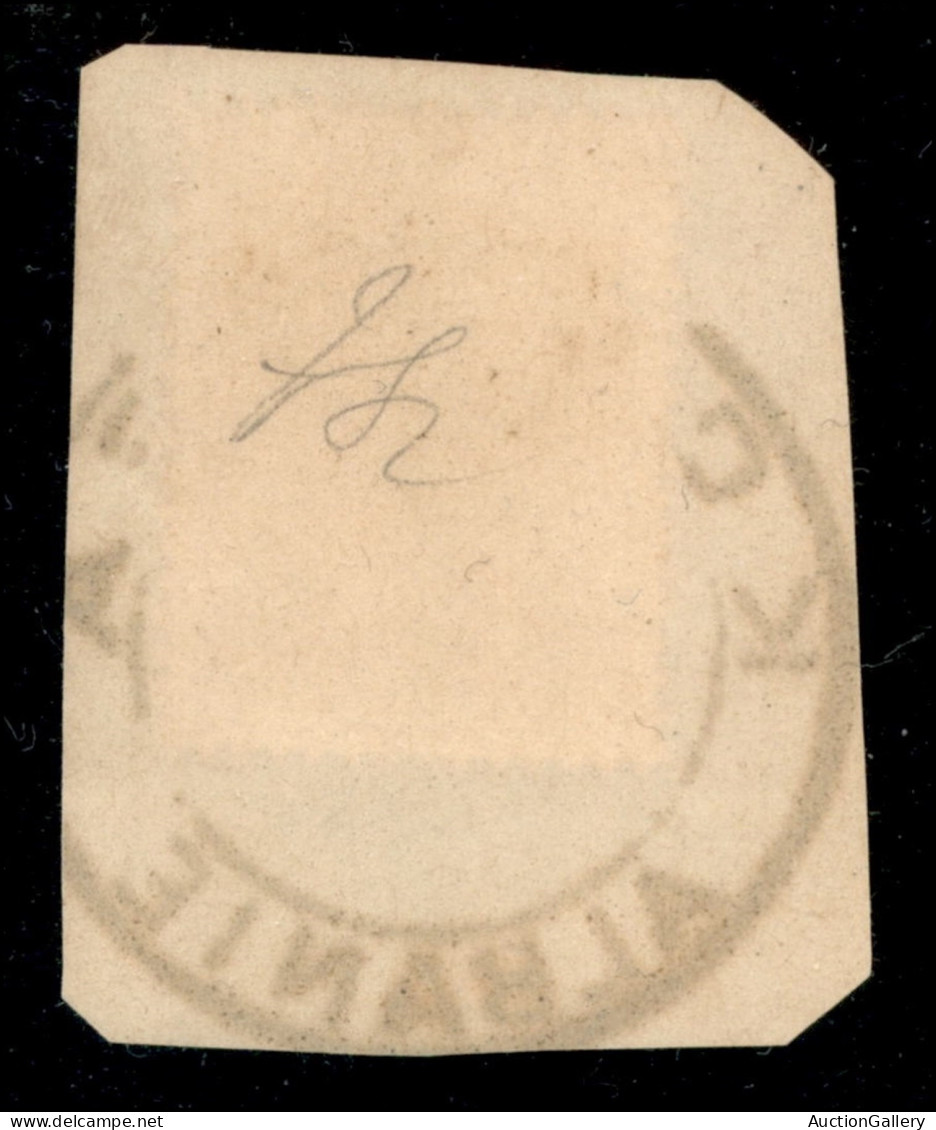 Europa - Albania - 1916 - Amministrazione Francese Korytsa - 25 Cent Su 3 Lepta (III) Usato Su Frammento - Altri & Non Classificati
