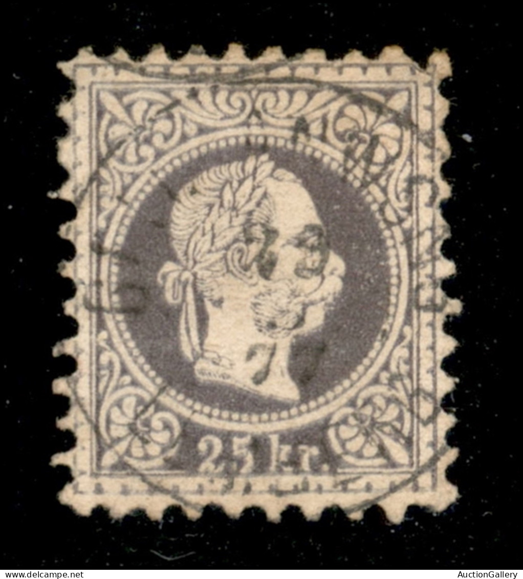 Europa - Austria - 1867 - 25 Kreuzer (40 - Stampa Fine) Usato - Andere & Zonder Classificatie