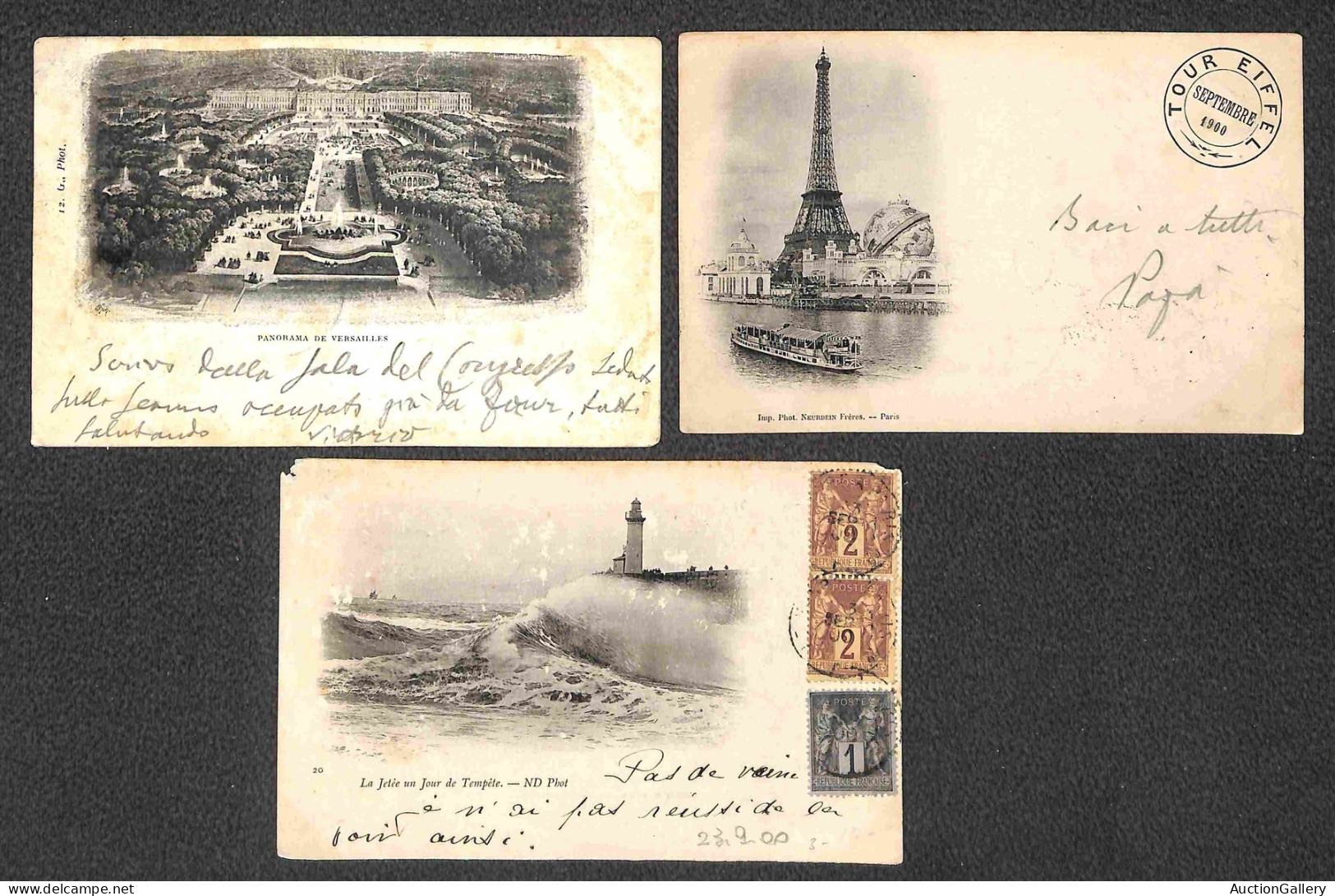 Europa - Francia - Primo '900 - 15 cartoline usate