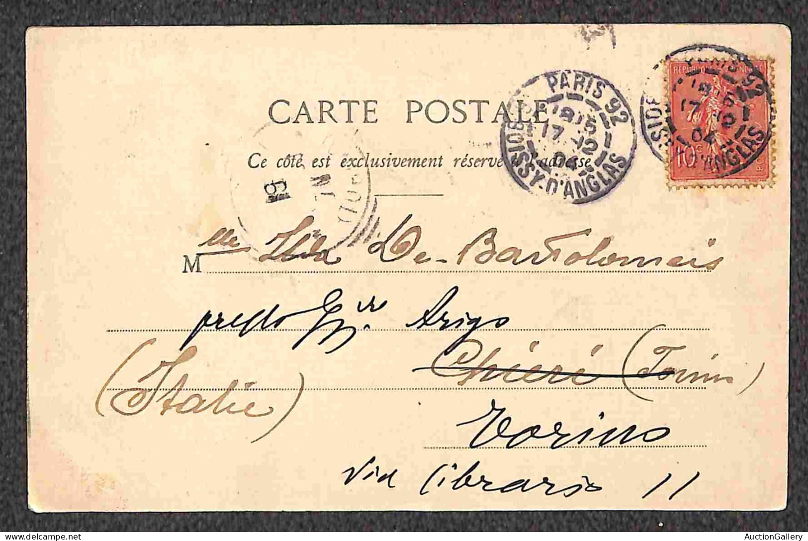 Europa - Francia - 1904/1936 - 6 Cartoline (animate) Usate Nel Periodo - Other & Unclassified