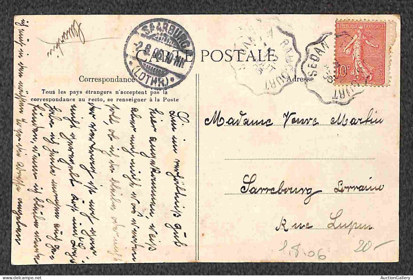 Europa - Francia - 1904/1936 - 6 cartoline (animate) usate nel periodo