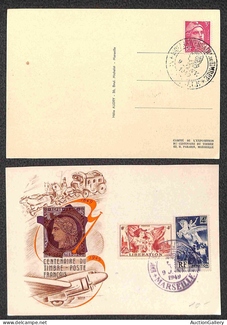 Europa - Francia - 1949 - 5 Buste + 8 Cartoline Speciali - Affrancature Del Periodo - Otros & Sin Clasificación