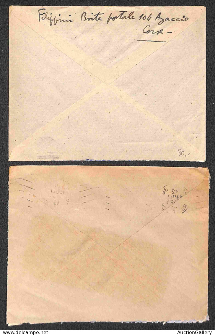 Europa - Francia - 1949 - 5 buste + 8 cartoline speciali - affrancature del periodo