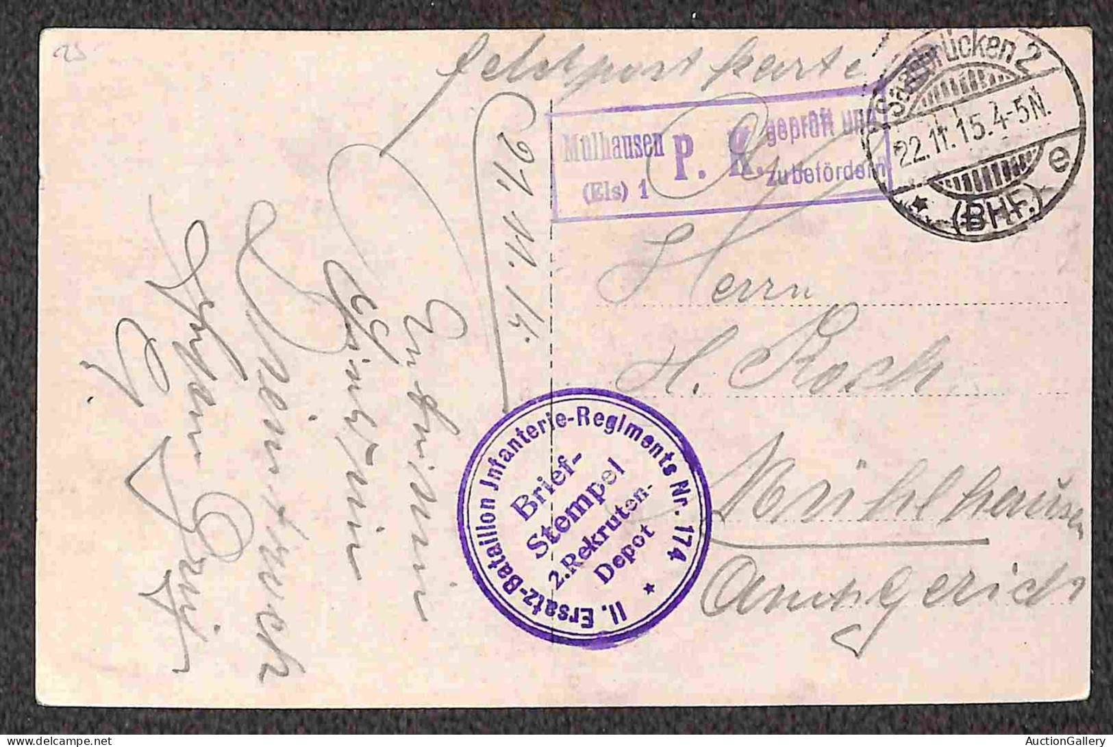 Europa - Germania - Feldpost - 1914/1916 - Quattro cartoline fotografiche