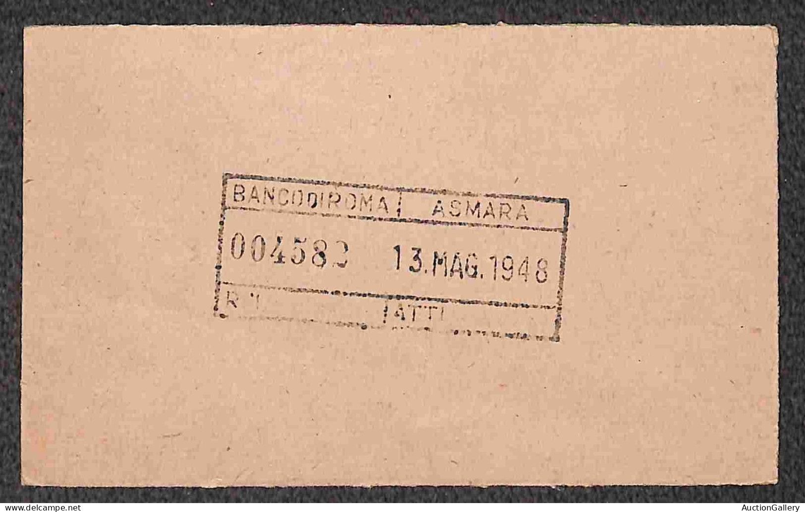 Europa - Gran Bretagna - 1946/1948 - Field Post - Cinque Buste In Franchigia Per Asmara - Otros & Sin Clasificación