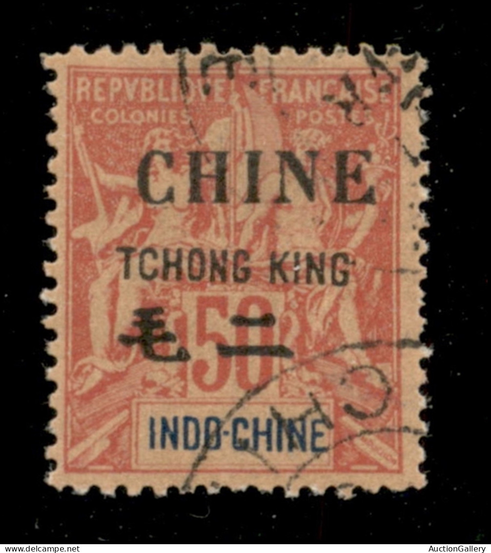 Oltremare - Cina - 1902/1904 - Tchongking - 50 Cent (XIV.II) - Usato - Sonstige & Ohne Zuordnung