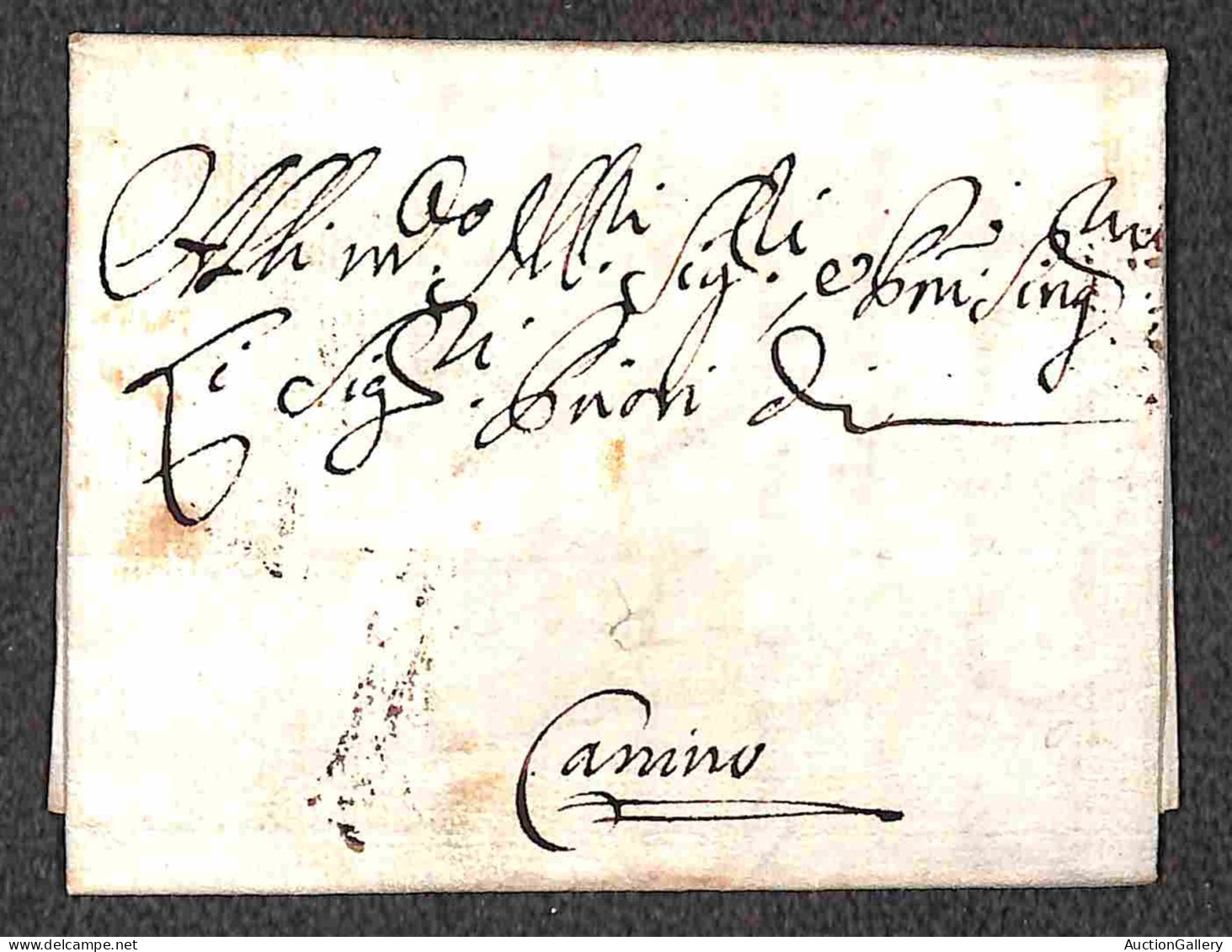Prefilateliche&Documenti - Italia - 1710 (17 Giugno) - Intera Lettera Da Acquapendente A Cassino Via Viterbo (AM Al Retr - Sonstige & Ohne Zuordnung