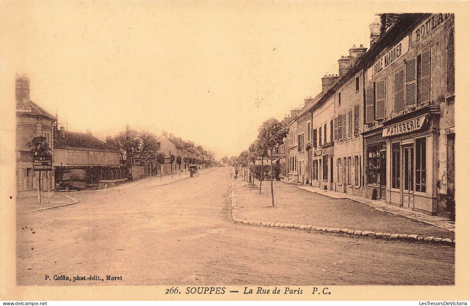 FRANCE - Souppes - La Rue De Paris - Carte Postale Ancienne - Souppes Sur Loing